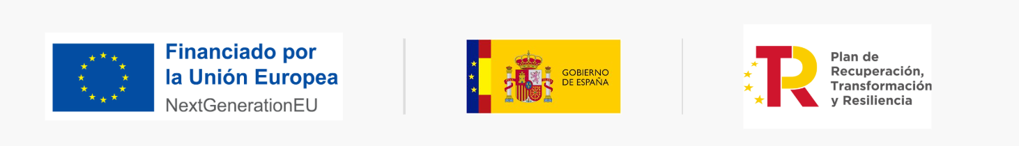 Financiado por la Unión Europea - NextGenerationEU, Gobierno de España, Plan de Recuperación Transformación y Resiliencia